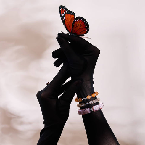 Lady Marmalade | Verre à paillettes | Bracelet en sucre